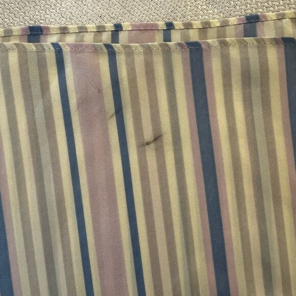 J.Crew 100% Silk Infinity Scarf NWT | Pastel Stripes Lightweight Luxe - Picture 3 of 7